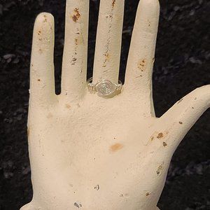Sterling silver wire wrap ring
